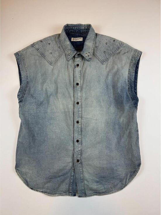 Saint Laurent Other - Saint Laurent Studded Denim Vest